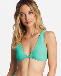 3 Tanlines Ava Tank Bikini Top Green ABJX300765 Billabong