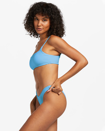 1 Tanlines Zoe Crop Bikini Top Blue ABJX300768 Billabong