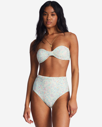 1 Sweet Oasis Tanlines - Parte de cima de biquíni Bandeau para Mulher Branco ABJX300769 Billabong