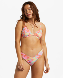 4 Coast Is Clear Reese - Top de bikini con aros para Mujer Multicolor ABJX300782 Billabong