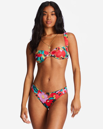 1 Islands Away - Top de bikini con aros para Mujer Multicolor ABJX300819 Billabong