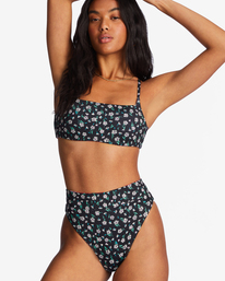 6 Islands Away Rev Zoe Reversible Crop Bikini Top Multicolor ABJX300820 Billabong