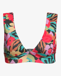 10 Islands Away Rev - Reggiseno bikini reversibile con taglio plunge da Donna Multicolor ABJX300821 Billabong