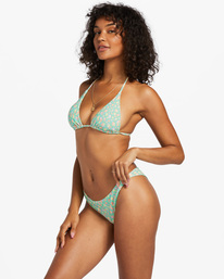 3 I Sea You Tanlines - Triangle Bikini Top for Women Green ABJX300825 Billabong