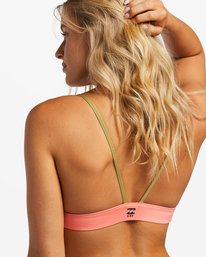 4 A/Div Banded Triangle UPF 50 Bikini Top Green ABJX300867 Billabong