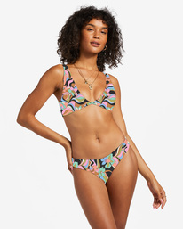 0 Dont Trip Ava Reversible Triangle Bikini Top Black ABJX300869 Billabong