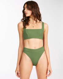 4 Summer High Maui Rider Bikini Bottoms Green ABJX400214 Billabong