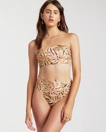 3 Hula Palm Rise Bikini Bottoms  ABJX400222 Billabong