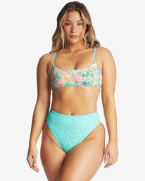 2 Sweet Tropics Reversible Rise Bikini Bottoms Grey ABJX400431 Billabong