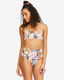 4 Postcards From Paradise High Retro Reversible High-Waisted Bikini Bottoms Multicolor ABJX400436 Billabong
