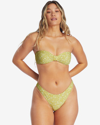 6 Little Whispers Hike Bikini Bottoms Green ABJX400443 Billabong