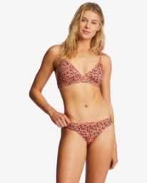billabong, A/DIV - Bas de bikini échancré pour Femme, KISS THE EARTH (mmq0) A/DIV - Skimpy Bikini Bottoms for Women ABJX400463
