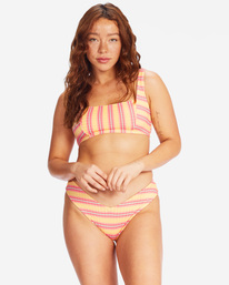 4 Sunchaser Fiji Cheeky Bikini Bottoms Green ABJX400544 Billabong
