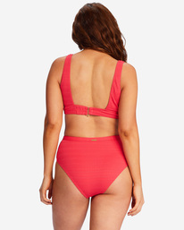 4 Chasing Tides High Retro Bikini Bottoms Red ABJX400555 Billabong