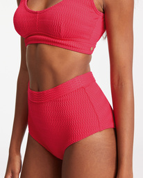 3 Chasing Tides High Retro Bikini Bottoms Red ABJX400555 Billabong