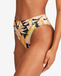3 Wave Tribe Maui Rider Bikini Bottoms Black ABJX400606 Billabong