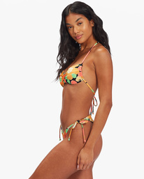 2 Pretty Daze Tanga Reversible Tie-Side Bikini Bottoms Multicolor ABJX400617 Billabong