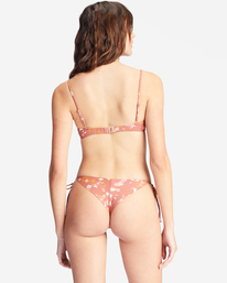 4 Whisper To Me Tanga Bikini Bottoms Brown ABJX400672 Billabong