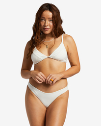 5 In The Loop Isla Bikini Bottoms White ABJX400678 Billabong