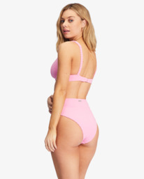 2 In The Loop Rise Bikini Bottoms Pink ABJX400679 Billabong