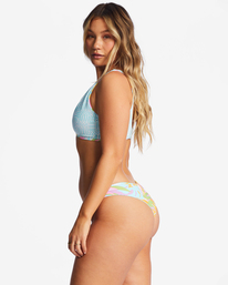 1 Dreamland Reversible Tanga Bikini Bottoms Multicolor ABJX400710 Billabong