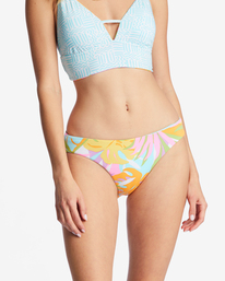 3 Dreamland Rev Lowrider Reversible Bikini Bottoms Multicolor ABJX400711 Billabong
