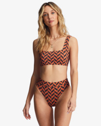 billabong, Cross Step Maui Rider - Bikinibroekje voor Dames, BRICK (brk) Cross Step Maui Rider - Bikini Bottoms for Women ABJX400714
