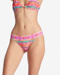 4 Baja Rising Lowrider - Bas de bikini pour Femme Rouge ABJX400719 Billabong