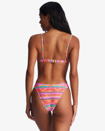 2 Baja Rising Hike Bikini Bottoms Red ABJX400721 Billabong