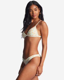 1 Aint She Sweet Tanlines Tanga Bikini Bottoms White ABJX400725 Billabong