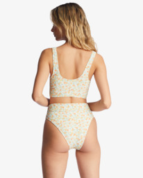 2 Aint She Sweet Tanlines Rise Bikini Bottoms White ABJX400727 Billabong