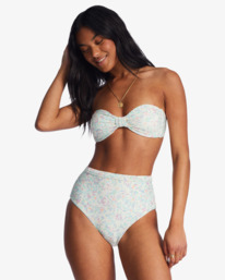 1 Sweet Oasis Tanlines High Retro Bikini Bottoms White ABJX400732 Billabong