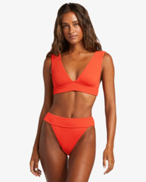 1 Summer High Aruba - Mutandina bikini da Donna Red ABJX400738 Billabong