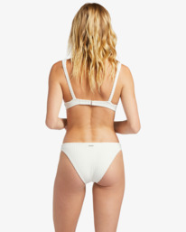 2 In The Loop Tropic Bikini Bottoms White ABJX400740 Billabong