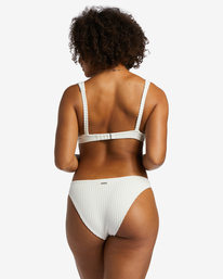 4 In The Loop Tropic Bikini Bottoms White ABJX400740 Billabong