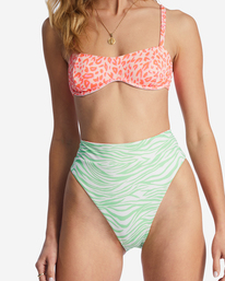 6 Lei Low Rev Rise - Braguita de bikini reversible para Mujer Multicolor ABJX400761 Billabong