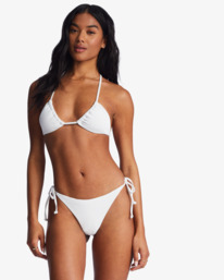 3 Tanlines Tie Side - Mini-Bikiniunterteil für Frauen Weiss ABJX400766 Billabong