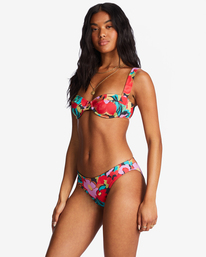1 Islands Away Rev Lowrider Reversible Bikini Bottoms Multicolor ABJX400822 Billabong