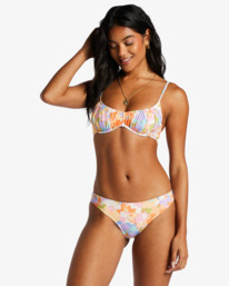 billabong, Paradise Cove Cocoa - Bas de bikini pour Femme, MULTI (mul) Paradise Cove Cocoa - Bikini Bottoms for Women ABJX400861