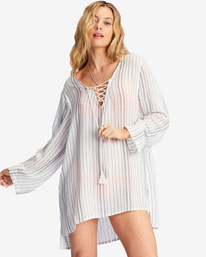 0 Blue Skies Mini Beach Cover-Up Black ABJX600168 Billabong