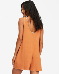 2 Fade Away Button-Up Knit Romper Multicolor ABJX600175 Billabong