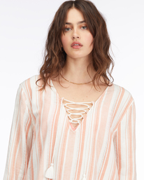 2 Blue Skies Mini Beach Cover-Up Pink ABJX600192 Billabong