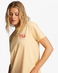 4 A/DIV - T-Shirt voor Dames Orange ABJZT00620 Billabong