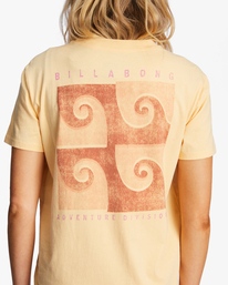 5 A/DIV - T-Shirt voor Dames Orange ABJZT00620 Billabong