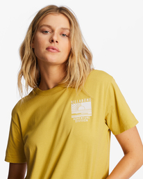 4 A/Div Tee Short Sleeve UPF 50 T-Shirt Yellow ABJZT00620 Billabong