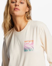 5 A/DIV - Long Sleeve T-Shirt for Women White ABJZT00621 Billabong