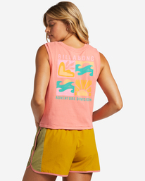 2 A/DIV - Camiseta sin mangas para Mujer Rosa ABJZT00622 Billabong