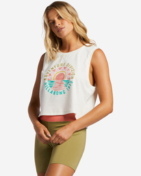 4 A/DIV - Top smanicato da Donna White ABJZT00622 Billabong