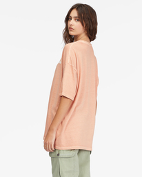 2 Land Of Milk And Honey Boyfriend T-Shirt Pink ABJZT00687 Billabong