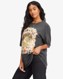 2 Super Natural Boyfriend T-Shirt Black ABJZT00690 Billabong